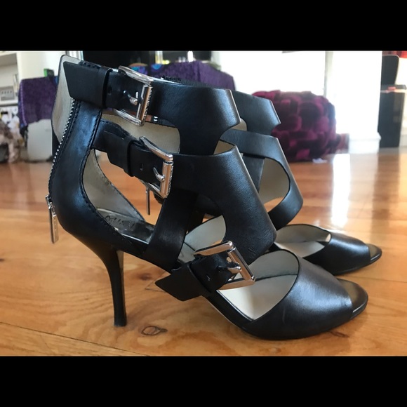MICHAEL Michael Kors Shoes - MICHAEL Michael Kors Adjustable buckle strap heels